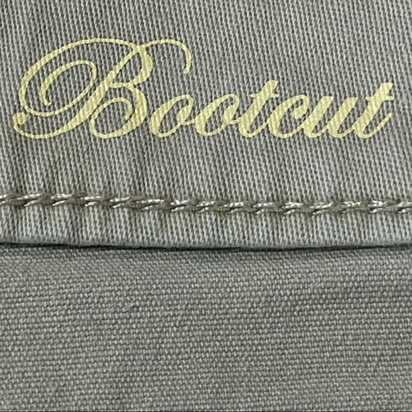 SO size 3 bootcut khaki pants wide leg button flap pockets. Great used condition - Picture 12 of 13